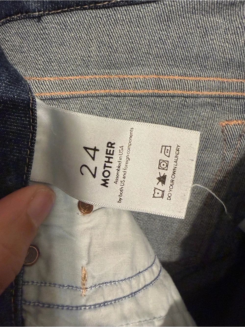 MOTHER The Looker Fray Ankle Skinny Jeans Girl Crush Size 24